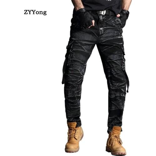 2020 New Tactical camo Cargo Pants Men Army Military Pants Combat Paintball Male Casual Many Pockets Work Black Cargo Trousers