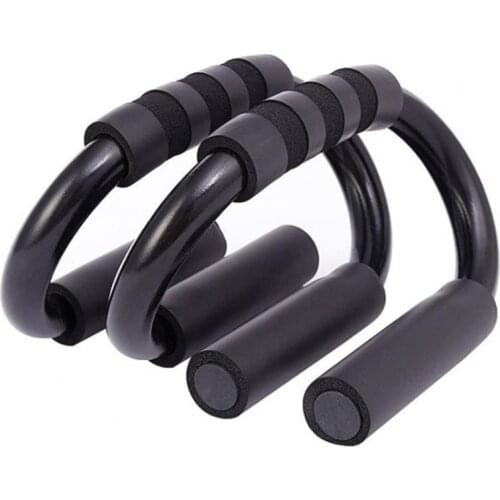 1 Pair Push Up Stand Effective Sweat-Absorbed Handle Upper Body Training S Shape Push Up Handle Stands for Home