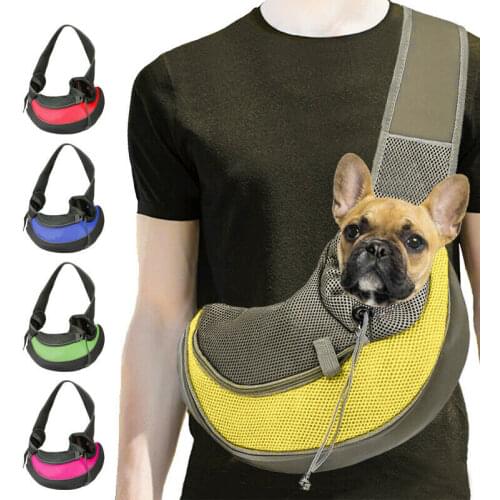 Pet Puppy Dog Carrier Backpack Travel Tote Shoulder Bag Mesh Sling Carry Pack Comfort Travel Tote Shoulder Bag Sling Backpack