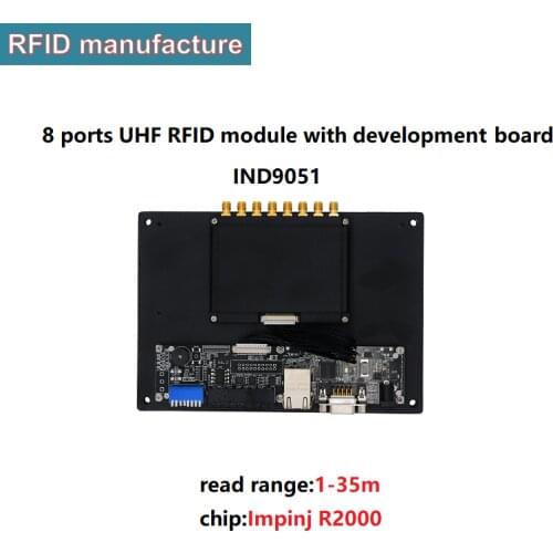 UHF Passive 8ports reader module with dev.work for epc gen2 uhf tag card/label+rfid rewrite desktop reader on parking solution