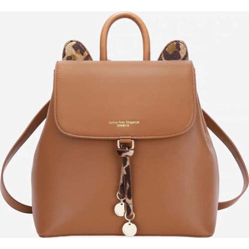 SHISHI Women's Leather Backpacks