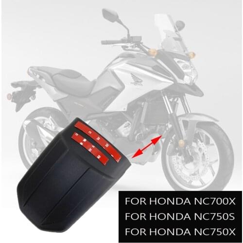 For Honda NC750X NC750S NC700X NC700S NC700 NC750 Carbon fiber texture Motorcycle Front Mudguard Fender Rear Extender Extension