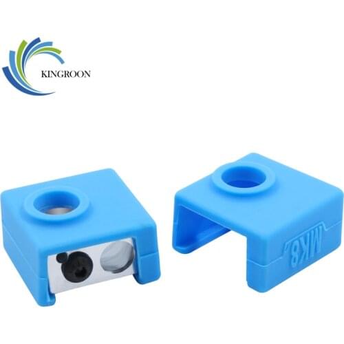 KINGROON MK7 MK8 Heated Block Cover Protective Silicone Sock 3D Printer Heated Block Hot End Sock 3D Printer Parts