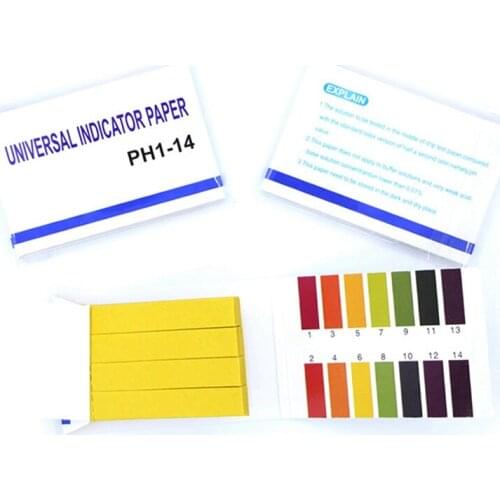 100 Pieces Of PH Meter PH Indicator Paper Indicator Paper 1-14 Paper Litmus Tester Analytical Instrument