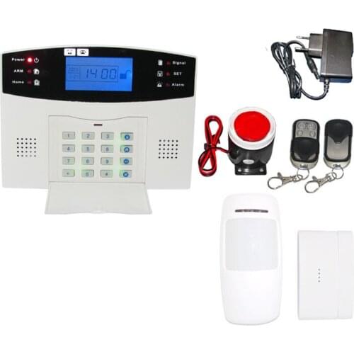 106 defense zone LCD screen display insert mobile phone card anti-theft GSM alarm anti-theft alarm multi-language