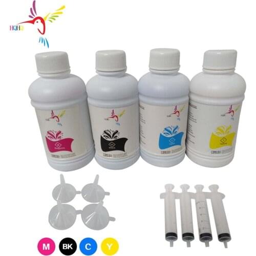 4x 500ml Digital Textile Ink for Roland Mimaki Mutoh and DX2 DX4 DX5 DX6 DX7 Printhead Large DTG Flatbed Printer