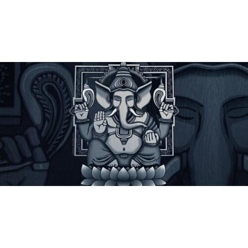 Bath Towel India Ganesh Pattern Soft Microfiber Beach Towel serviette de plage toalha Gym Sport Travel Towel Custom