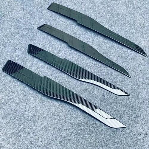 For Toyota Harrier Venza 2020 2021 Stainless Steel Car Accessories Inner Front Door Armrest Cover Trim Door Handle