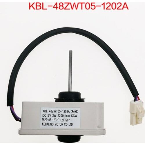 KBL-48ZWT05-1202A (DC12V 2W 2200r/min) Refrigerator Parts Evaporator Fan Motor