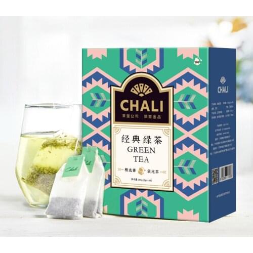 Free shipping Chali Tea Maofeng Maojian Green Tea Tea Bag Small Bag Green Tea Bag 100 Bags