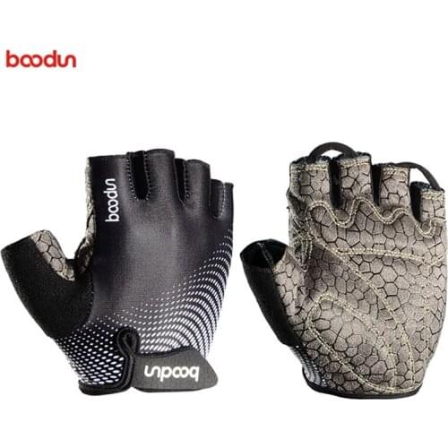 Summer Shockproof Half-Finger Cycling Gloves Silicone Cycling Non-Slip Outdoor Mountain Bike Road Bike Breathable Sports Glove