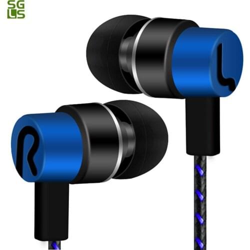 Headphone with microphone HIFI 3.5mm In-Ear Sport Stereo Earbuds Earphone For Cell Phone Wired Earphones For Cell Phone In stock