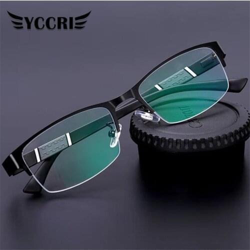 2020New Trend Reading Glasses Reading Glasses Men and Women High Quality Half Frame Diopters Business Office Men Reading Glasses