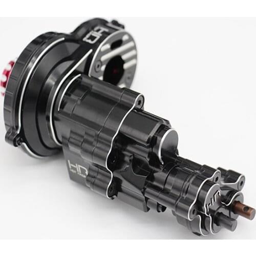 Axial SCX10II90046 all-metal CNC high precision medium wave box kit for forward and reverse transmission