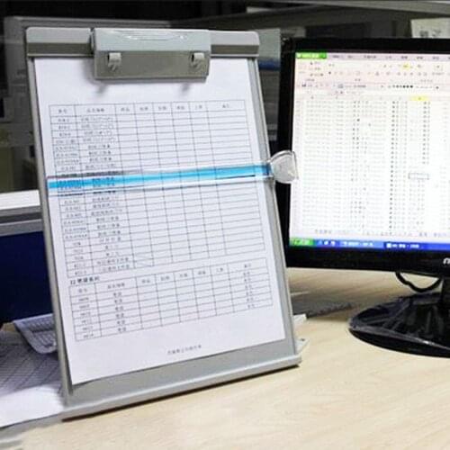 Plastic Adjustable Computer Document Holder Book Rack Stand Reading Typing Frame M17F