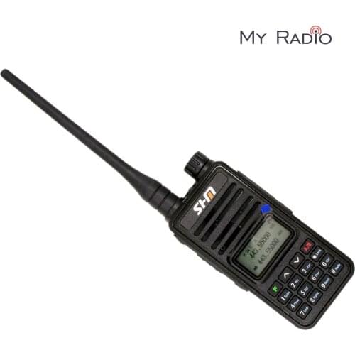 SHM UV66 Walkie Talkie 8W TX Power 136-174 & 400-480Mhz FM Ham Two Way Radio CTCSS/DCS Scrambler DTMF Interphone