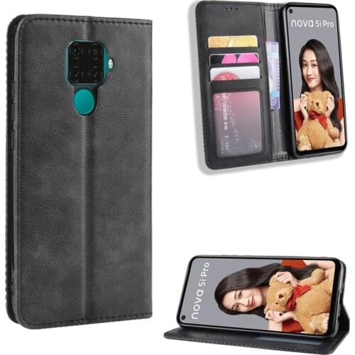 Retro Slim Flip Cover Huawei Mate 30 Lite Case Wallet Card Stand Magnetic Book Cover for Huawei Mate30 30Lite Pro Phone Cases