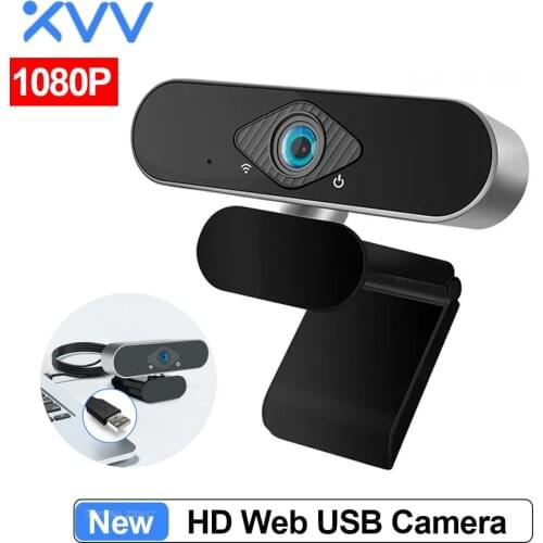 Xiaovv 1080P Webcam with Microphone 150° Wide Angle USB HD Camera Laptop Computer Webcast For Zoom YouTube Skype Web Cam