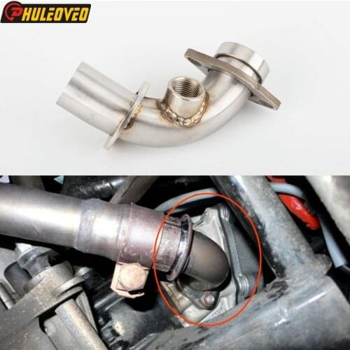 Motorcycle Exhaust Header Middle Link Pipe for Piaggio Vespa GTS 250 GTS 300 GTV 250 300 2007-2020 Motorcycle Muffler Front Pipe