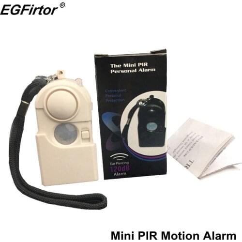 2Pcs Self Defense Person Alarm Travel Infrared PIR Motion Sensor Detector Camping Protection Anti-theft Personal Alarm