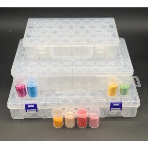 28/32/56/60/64 boxes of diamond painting tool accessories storage box bead container diamond embroidery stone mosaic convenient
