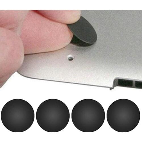 4pcs Tool Laptop Wearproof Adhesive Rubber Accessories Stand Mini Replacement Bottom Case Cover Feet Pad For Macbook Pro A1278