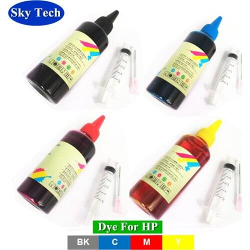 400ML Quality Refill ink For HP cartridges , Dye Ink Photo Ink CISS Ink for HP Deskjet / Designjet / Photosmart printer