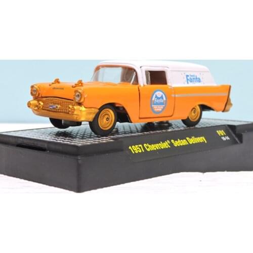 Diecast 1:64 Scale Chevrolet Sedan Delivery1957 Alloy Car Model Transport Truck Collection Decoration Gifts Kids Toys Boys