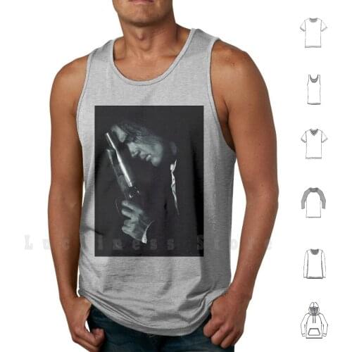 Desperado Tank Tops Vest 100% Cotton Desperado Antonio Banderas Film Mexico Guitar Guns Shooting