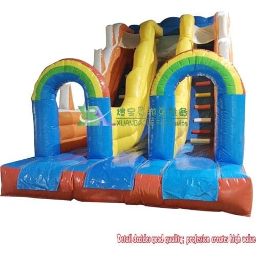 Children dry inflatable slide outdoor use
