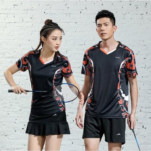New badminton t-shirt men,women tennis clothes , clothing table tennis , ping pong tracksuit,uniforms vetements tennis 2625