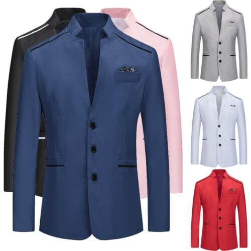 2021 New Fashion Blazer Mens Fashion Sturdy Casual Blazer Coats Party Dress