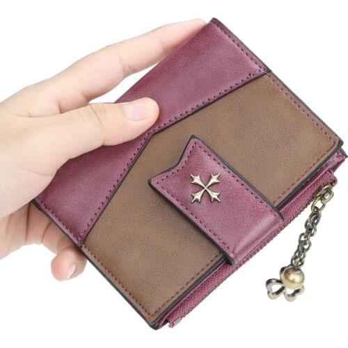 New Large Capacity Women Wallets PU Leather Money Bag Ladies Small Hasp Purses Coin Pocket Female Card Holders Fashion Clutch