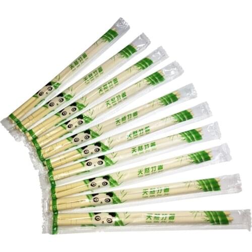 10pairs Chinese Chopsticks Disposable Bamboo Wood Sushi Sticks Fast Food Restaurant Dinnerware Christmas Birthday Party Utensils