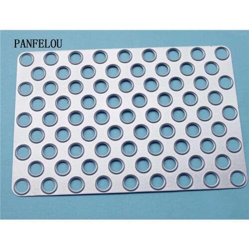 PANFELOU Round hole panel metal crafts paper die cutting dies for Scrapbooking/DIY wedding Halloween Hand account cards