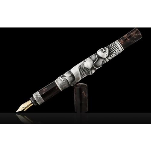 Picasso Gray Period 14K Gold Medium Nib Fountain Pen 88 Dream Collection Series with Original Gift Box for Writing Collection