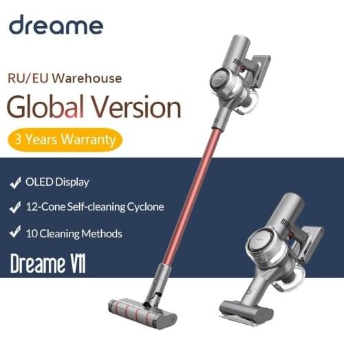 Dreame V11 version Vacuum cleaner Handheld Wireless Cleaner Display 25kPa All in one Dust Collector floor Carpet Cleaner home