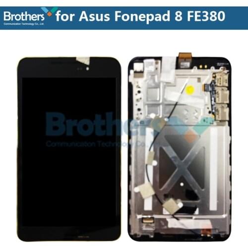 Tablet Touch Screen For Asus Fonepad 8 FE380 LCD Screen LCD Display with Frame FE380CG FE380CXG K016 ME380 Touch Panel Digitizer