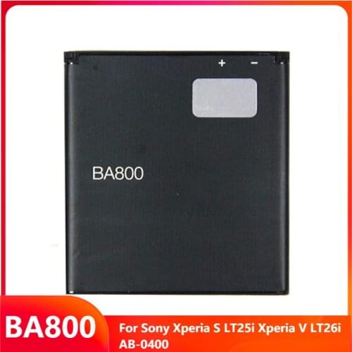 BA800 Replacement Phone Battery BA800 For Sony Xperia S LT25i Xperia V LT26i AB-0400 1700mAh