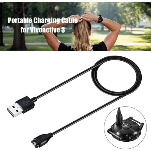 1m USB Charging Cable Charger for Garmin Fenix 6S 6 5 Plus 5X Vivoactive 3