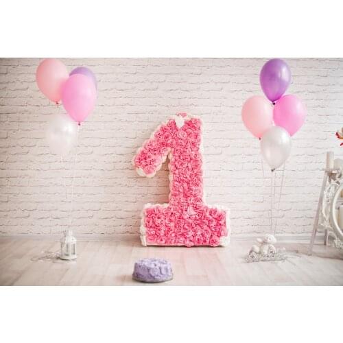 LIFE MAGIC BOX Baby Backdrops Vinyl Photography Backdrops Birthday Computer Printed 1st Birthday First Birthday Backdrops