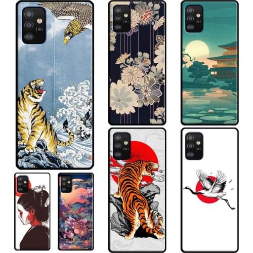 Japanese Style Art Japan Case For Samsung A51 A71 A41 A31 A11 A21S A20e A21S A10 A20S A40 A50 A70 A12 A32 A52 A72