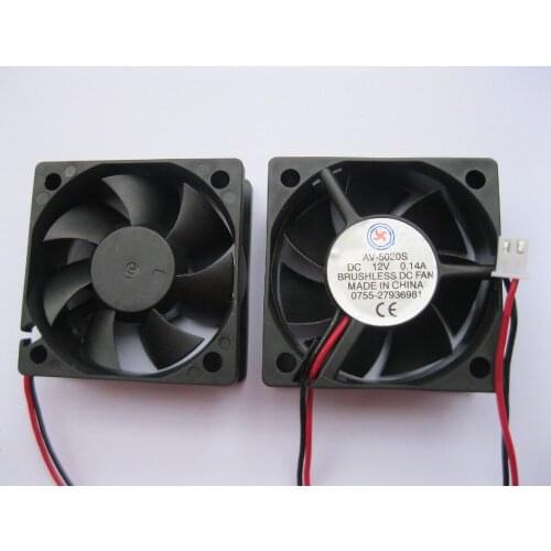 10 pcs Brushless DC Cooling Fan 5020S 7 Blade 12V 50x50x20mm