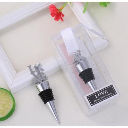 10pcs/lot Wedding supplies gift small gift promotion gift activity lottery gift LOVE modeling wine stopper