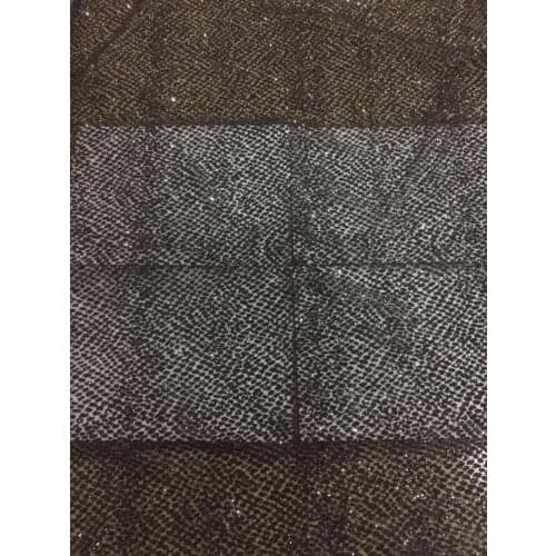 African net lace J-3932 for women dress New Arrival african Tulle lace fabric with glued glitter