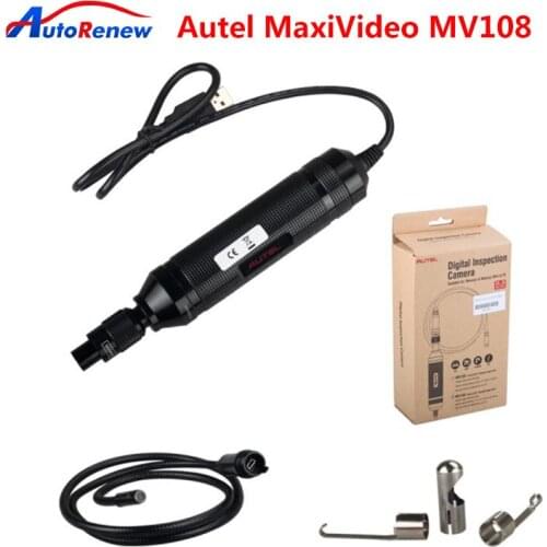 Autel MaxiVideo MV108 Digital Inspection Camera Video Scope Work With Maxisys & PC Image Head Diagnostic Video Scope