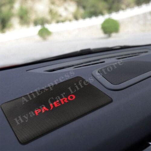Car Anti Slip Mat For Mitsubishi Pajero Accessories Car Styling Dashboard Pad Non Slip Mat