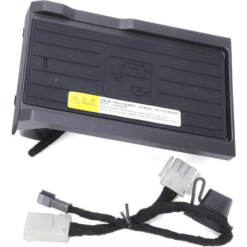 Automatic battery electric vehicle Wireless Car Charger Pad Mat 15W 2‑in‑1 Phone Holder Replacement for X5 G05 2019‑2021