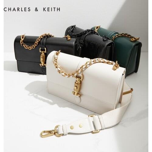 CHARLES＆KEITH New Arrival for Autumn 2021 CK2-20671271 Ladies chain shoulder bag