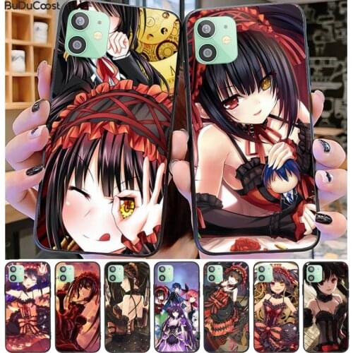 Date a live Tokisaki Kurumi Anime Phone Case For iphone 12 pro max 11 pro XS MAX 8 7 6 6S Plus X 5S SE 2020 XR case